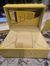 Invicta Yellow Classic Wave caixa de relógio vazia caixa de relógio caixa original comprar usado  Enviando para Brazil