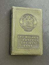 Skarbonka: Styl książki "East Midlands Trustee Savings Bank" Efekt skóry, zielona na sprzedaż  Wysyłka do Poland