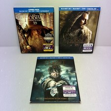 The Hobbit Trilogy (3D/Blu-ray/DVD) Lenticular Slipcovers Lord of the Rings LOTR comprar usado  Enviando para Brazil