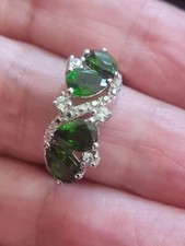 Silver chrome diopside for sale  BIRMINGHAM