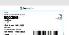 Billets concert indochine d'occasion  Sauveterre-de-Guyenne