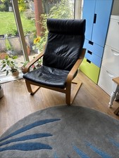 Ikea leather ponang for sale  CRAWLEY