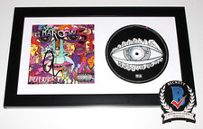 ADAM LEVINE MAROON 5 ASSINADO EMOLDURADO 'SUPEREXPOSTO' CD CAPA ÁLBUM BECKETT CERTIFICADO DE AUTENTICIDADE comprar usado  Enviando para Brazil