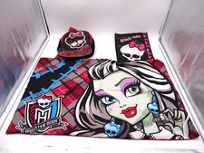 Mini Mochila Monster High 10” Rosa Preta e Fronha e Sacola de Presente, usado comprar usado  Enviando para Brazil