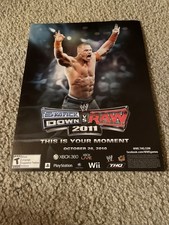 Usado, Vintage 2011 WWE SMACKDOWN vs. Pôster impresso anúncio de videogame RAW PS3 JOHN CENA comprar usado  Enviando para Brazil