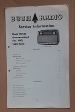 Bush model vhf.80 for sale  IPSWICH