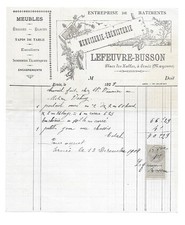 Facture menuiserie ebénisteri d'occasion Facture menuiserie ebénisteri d'occasion  Laval