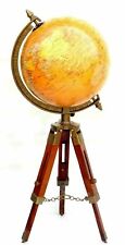 Tripé Globe World mapa suporte mesa náutica madeira decoração antiga atlas vintage comprar usado  Enviando para Brazil