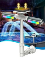 Fonte solar para piscina com luzes LED RGBIC 8 cores 6 modos, controle remoto, 360° comprar usado  Enviando para Brazil