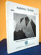 Krisis 1985 No. 3-4 - Postmodernism: Search for Criteria na sprzedaż  PL