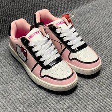 Używany, Sanrio Hello Kitty Buty - Różowe Casual Court Sneakersy - Damskie Rozmiar 7 - Fabrycznie nowe w pudełku na sprzedaż  Wysyłka do Poland
