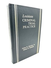 Louisiana Criminal Trial Practice 1984 - Murray Roberts Harrison Co comprar usado  Enviando para Brazil