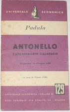 Antonello capobrigante calabre usato  Domodossola