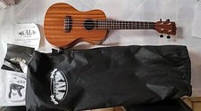Bolsa de pó Kala 4 cordas ukulele marrom caixa aberta comprar usado  Enviando para Brazil