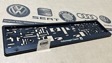 Volkswagen Classic Wolfsburg Show Number Suporte de Placa de Licença Surround OEM Presente comprar usado  Enviando para Brazil