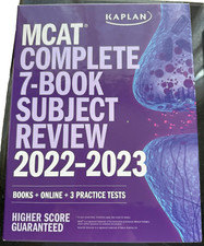 MCAT Complete 7-Book Subject Review 2022-2023 segunda mano  Embacar hacia Mexico
