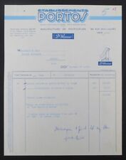 Invoice 1951 portois d'occasion  Expédié en Belgium