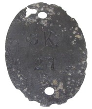 Plaque identité modèle d'occasion  Isigny-sur-Mer