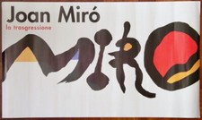Mirò trasgressione poster usato  Roma