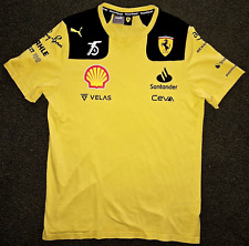 Camisa masculina edição oficial Ferrari Puma Monza 2022 edição especial amarela equipe F1 comprar usado  Enviando para Brazil
