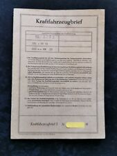 1968 kfz brief gebraucht kaufen  Schiffdorf