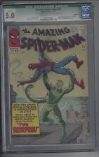 Amazing Spider-Man #20 CGC 5.0 Green Label -1965 -🚨 1st Scorpion🚨 - Incompleto comprar usado Amazing Spider-Man #20 CGC 5.0 Green Label -1965 -🚨 1st Scorpion🚨 - Incompleto comprar usado  Enviando para Brazil