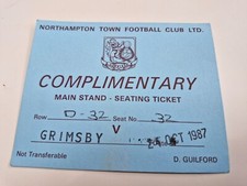 Ticket stub northampton for sale  MANCHESTER