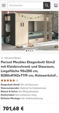Parisot meubles etagenbett gebraucht kaufen  Dietzenbach