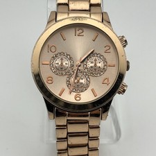 Relógio de quartzo feminino ouro rosa 40 mm estojo pulseira 6,5" - Nova bateria comprar usado Relógio de quartzo feminino ouro rosa 40 mm estojo pulseira 6,5" - Nova bateria comprar usado  Enviando para Brazil