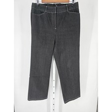 Jeans Clio feminino skinny cintura média cinto laço costas sem bolso preto tamanho 10 comprar usado  Enviando para Brazil