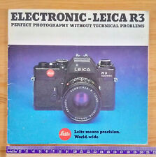 Electronic leica brochure for sale  BRIGHTON
