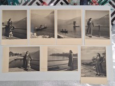 Lotto 39 foto vintage anni 40-50 Carta Gevaert - Italia Salò Ponte Tresa Lugano na sprzedaż  Wysyłka do Poland