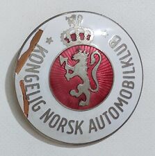 61175 Badge Stemma Auto d'epoca - Kongelig Norsk Automobilklub - smaltato, usado comprar usado  Enviando para Brazil