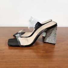 Sandália Schutz Arielen Sandália Salto Sapato Strass Preto 7 B *FALHAS* comprar usado  Enviando para Brazil