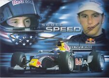 Cartão promocional Scott Speed assinado à mão - Fórmula 1 autógrafo F1 - Red Bull. comprar usado  Enviando para Brazil