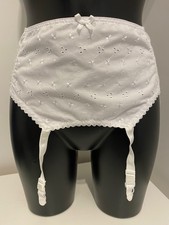 White wide suspender for sale  CHESTERFIELD