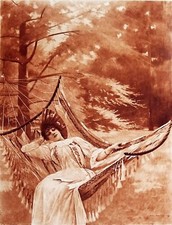 Young woman hammock d'occasion  Expédié en Belgium