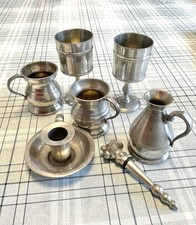 Collection pewter goblets for sale  PORT TALBOT