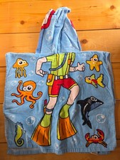 Kinder badeponcho kapuze gebraucht kaufen  Aachen