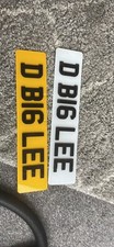 Car registration plates for sale  SKEGNESS