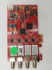 Tarjeta de TV vía satélite sintonizador cuádruple TBS6985 PCIe DVB-S2 segunda mano  Embacar hacia Argentina