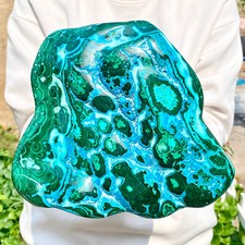Amostra mineral brilhante cristal malaquita silicone polioftálmico natural 9,1 lb comprar usado  Enviando para Brazil