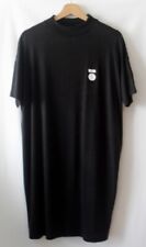10 DAYS - Vestido Mangas Cortas Turtle Cuello Lino Negro Talla 38 - Nueva comprar usado  Enviando para Brazil