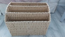 Wicker magazine rack for sale Wicker magazine rack for sale  MANCHESTER