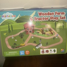 77pcs wooden train for sale  Clermont