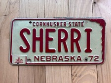 1972 nebraska license plates for sale  Tacoma