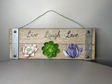 Wood live laugh for sale  Ashburn