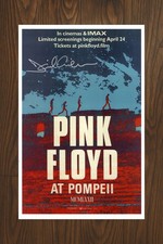 Pink Floyd – Pôster de filme assinado em Pompeia 11x17 com certificado de autenticidade - Autêntico comprar usado  Enviando para Brazil
