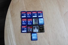 4gb cards various for sale  AMBLESIDE