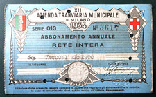 Tram milano 1934 usato  Vizzola Ticino